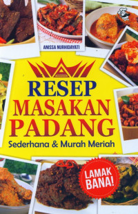 Resep masakan padang sederhana dan murah meriah